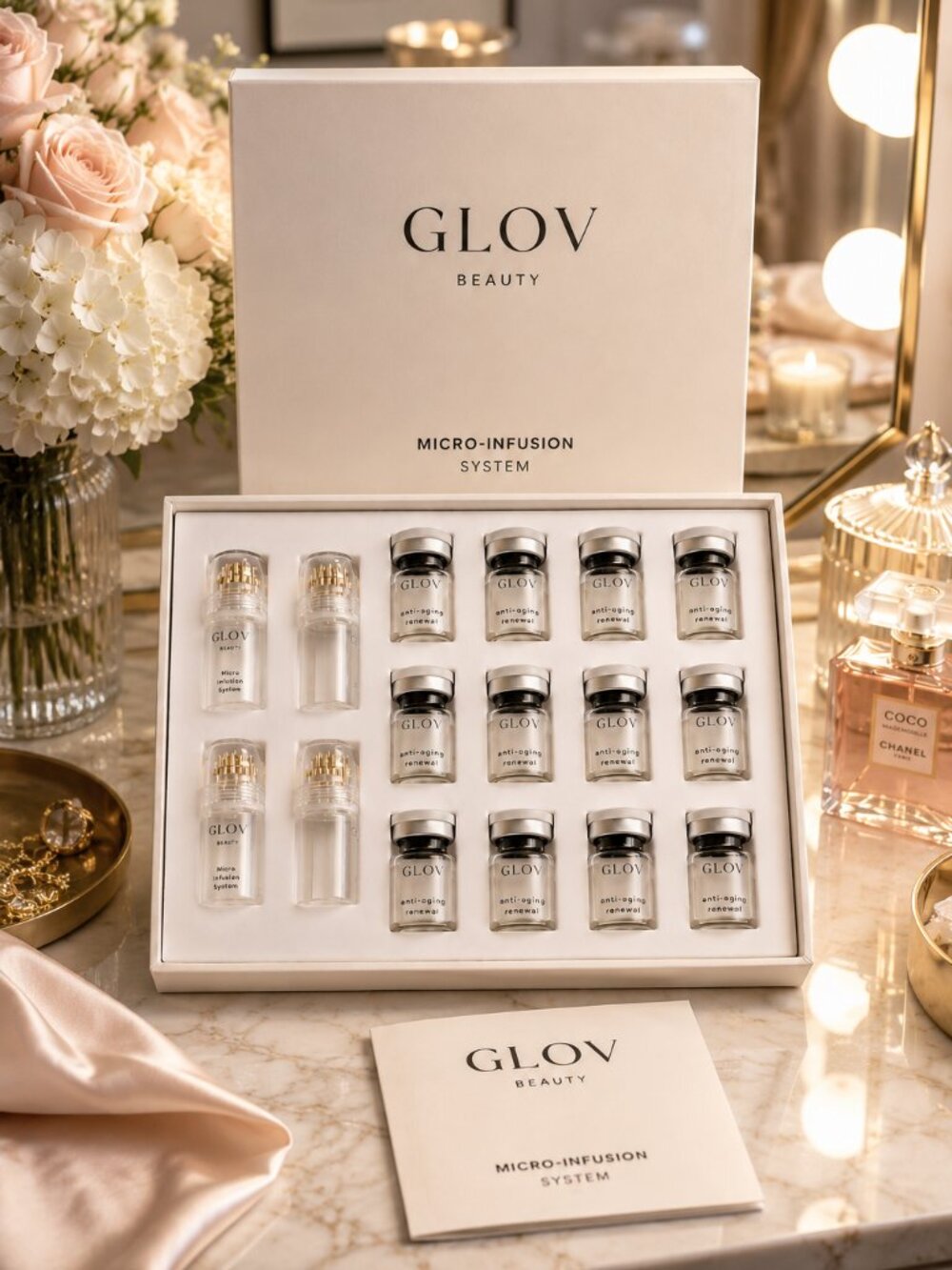 Glov MicroInfusion Anti-Aging System 16 Piece New Factory Sealed Box